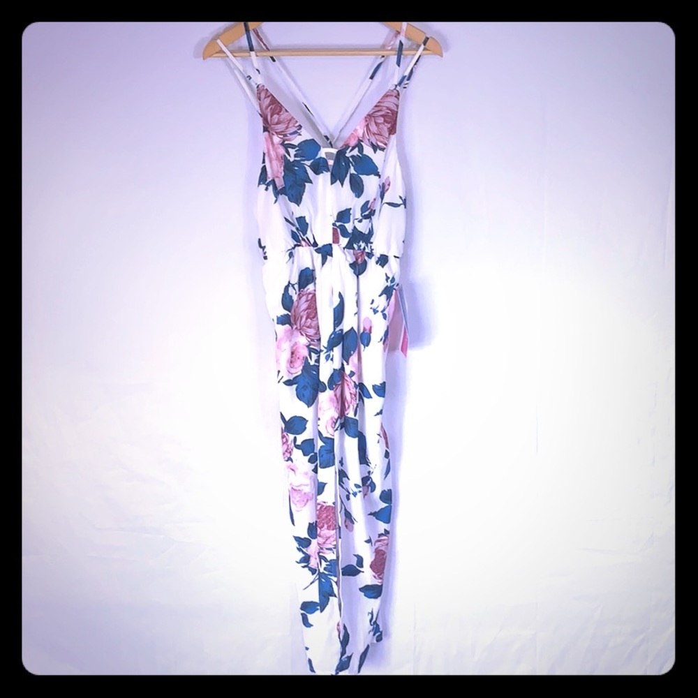 Floral, strappy summer dress